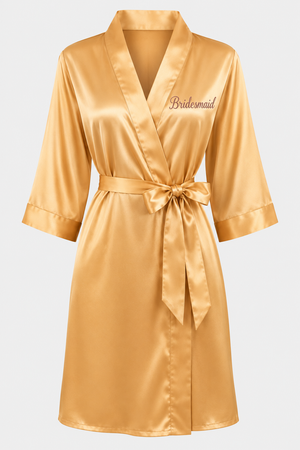 Golden Bliss Bridesmaid Robe