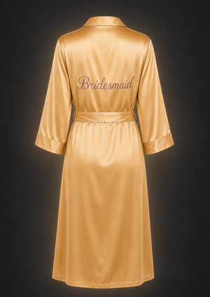 Golden Bliss Bridesmaid Robe