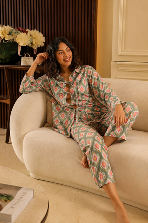 Ikat Whisper Lounge Co-ord Set