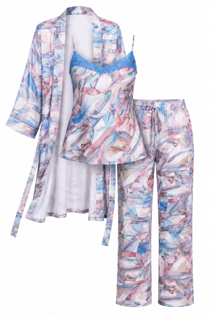 Prism Drift Lounge Set with Robe