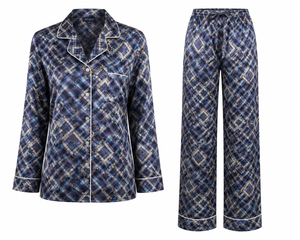 Manhattan Midnight Satin Nightsuit