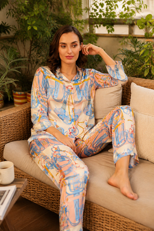 Equestrian Élan Satin Nightsuit