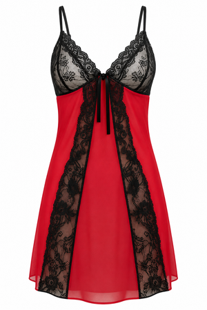 Scarlet Desire Chiffon Chemise
