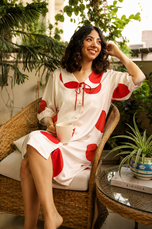 Cherry Dot Dreams Nightdress
