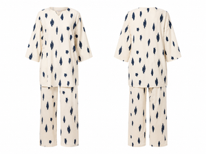 Ivory Ink Ikat Co-ord Set
