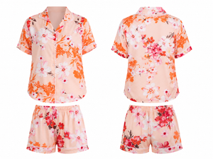 Daisy Blossom Rayon Shorts Set
