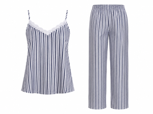 Midnight Stripe Luxe Lounge Set
