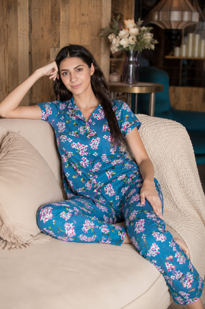 Colette floral classic night suit