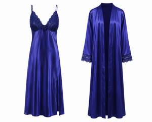 Blue Flirt & Flaunt Nightgown Set