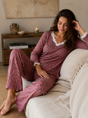 Rosewood Dreams Modal Pajama Set