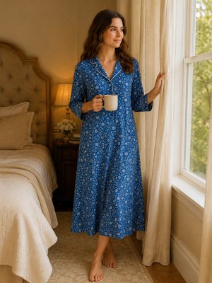 Bluebell Morning Lounge Gown