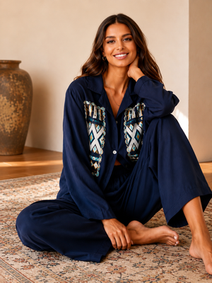 Sapphire Serenity Co-ord Lounge Set