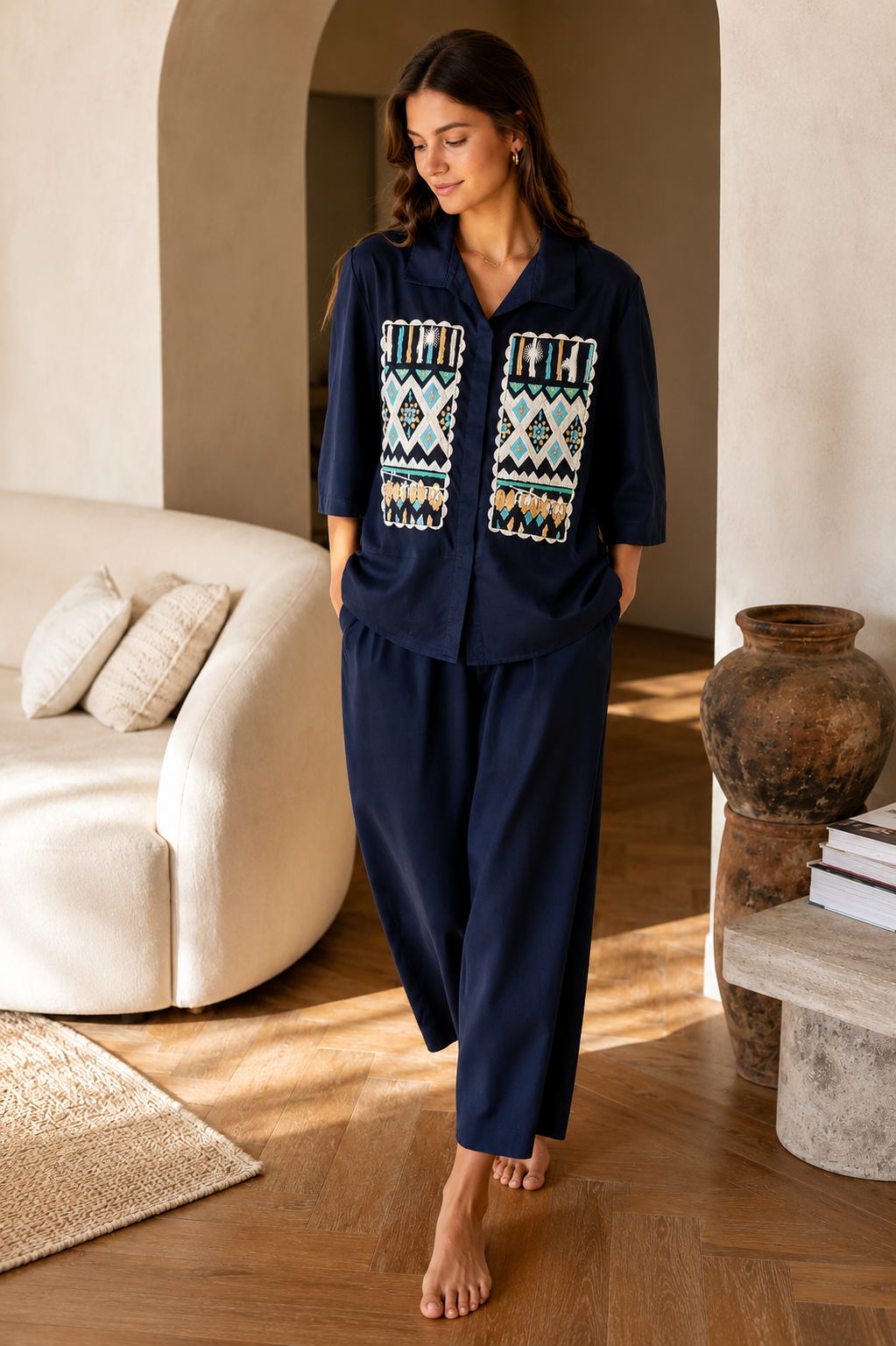 Sapphire Serenity Co-ord Lounge Set