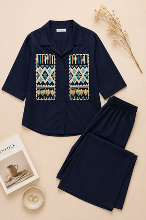 Sapphire Serenity Co-ord Lounge Set