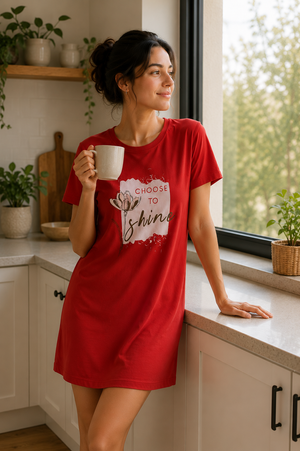 Private Lives Morning Muse Lounge Tee Dress