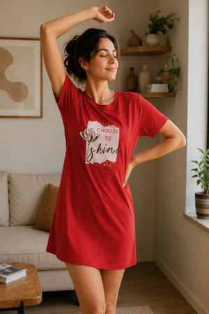 Private Lives Morning Muse Lounge Tee Dress