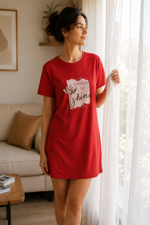 Private Lives Morning Muse Lounge Tee Dress