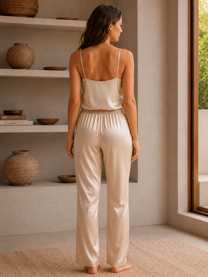 Aurelia Glow 3-Piece Satin Lounge Set