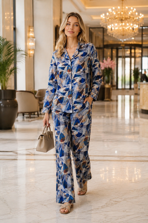 Twilight Bay Imported Satin Co-ord Set