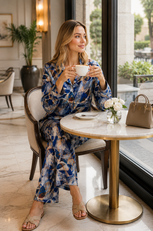 Twilight Bay Imported Satin Co-ord Set