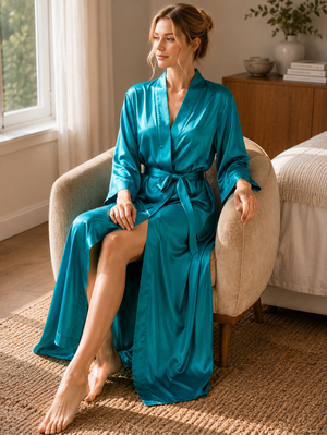 Luna Luxe Satin Robe