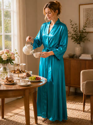Luna Luxe Satin Robe