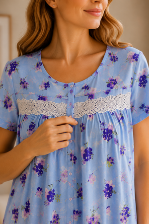 Dream in Lavender Cotton Nighty