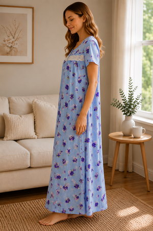 Dream in Lavender Cotton Nighty