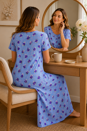 Dream in Lavender Cotton Nighty