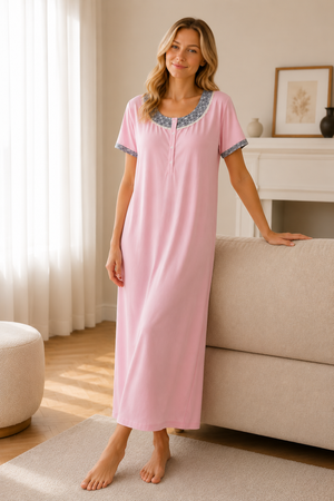 Pink Solace Cotton Lounging Nightie

Soft. Serene. Simply You.