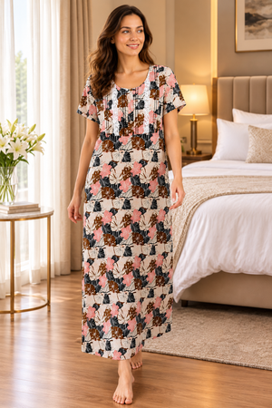 Sunset Getaway Cotton Lounge Nightie
