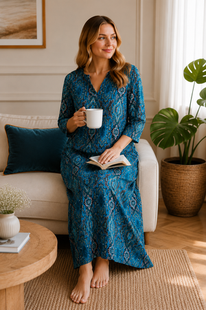 Timeless Elegance Cotton Lounging Nightie