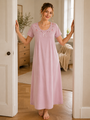 Rosé Whisper Lounge Nightie