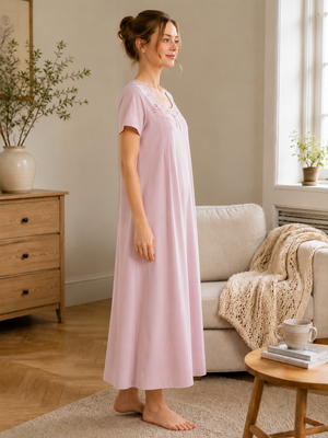 Rosé Whisper Lounge Nightie