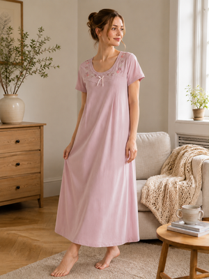 Rosé Whisper Lounge Nightie