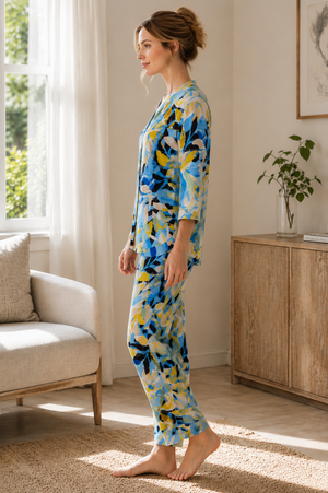 Blue Symphony Pajama Set