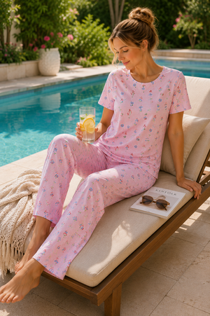 Jardin Rose Cotton Pajama Set

Where Comfort Blooms Beautifully