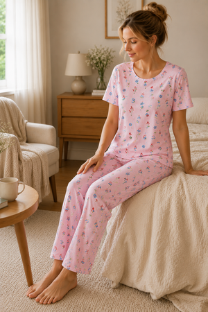 Jardin Rose Cotton Pajama Set

Where Comfort Blooms Beautifully