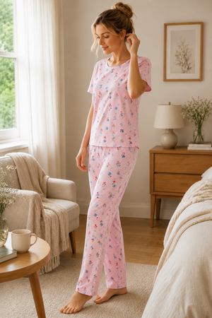 Jardin Rose Cotton Pajama Set

Where Comfort Blooms Beautifully