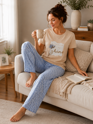 Ciel Doux Cotton Bliss Pajamas
