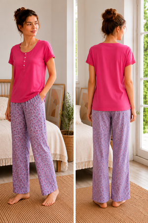 Retreat Collection | Wildflower Cotton Pajama Set