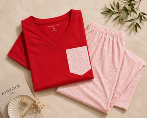 Playfully Red Sleep & Lounge Set