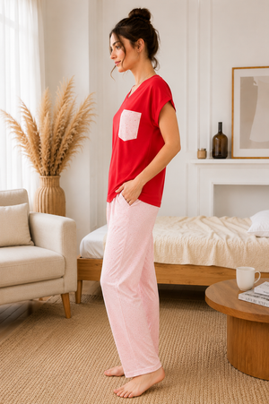 Playfully Red Sleep & Lounge Set