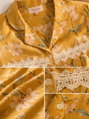Golden Bloom Lounge Set