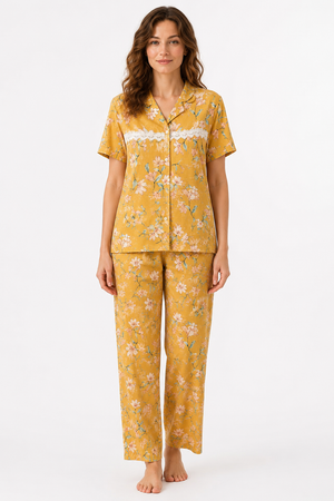 Golden Bloom Lounge Set