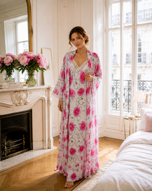 Atelier Fleur Lounge Night Gown Set - Private Lives