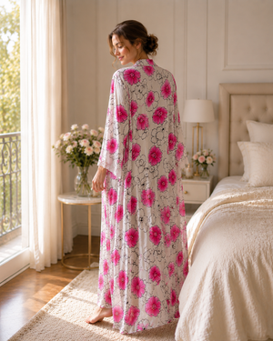 Atelier Fleur Lounge Night Gown Set - Private Lives