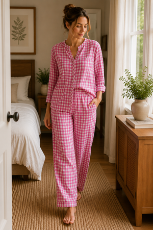 The Signature Gingham Pajama Set