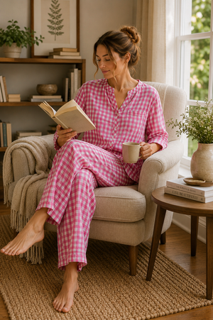 The Signature Gingham Pajama Set