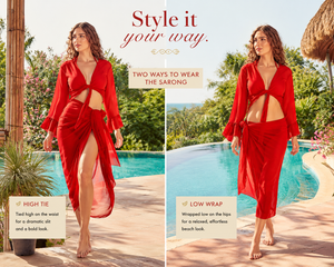 The Luna-bay beach wrap n sarong - Private Lives